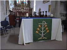 SP5822 : St Edburg, Bicester: The Lord's Table by Basher Eyre