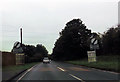 A338 leaving Shipton Bellinger approaching power lines