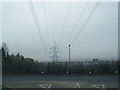 B6310/A694 junction beneath power lines