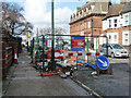 Road up, Church Road, Harlesden