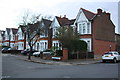 Houses on Montague Road at Bradley Gardens junction