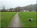 Path behind the shop in Strontian