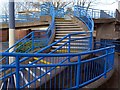 Footbridge, Longbenton Metro Station