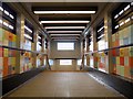 NZ2668 : Longbenton Metro Station, footbridge by Andrew Curtis