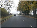 B6321 westbound at Corbridge Cemetery