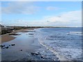 NZ3572 : Whitley Sands from the Promenade by Andrew Curtis