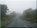 A686 westbound nears Briggle Bridge