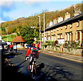 Sunday cyclists in Crickhowell