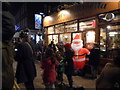 Inflatable Santa at Twickenham Christmas fair