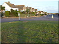 Looking east from the roundabout at the southern end of Sea Lane