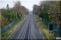 Railway line through Formby