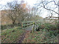 Footbridge on the footpath between Black Bank and Butterwick Road