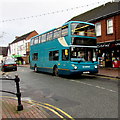 Arriva double-decker bus in Shifnal town centre