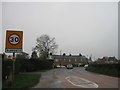 Entrance to Rufforth, B1224