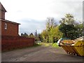 Road to garages, Windmill Lane, Kempsey, Worcestershire 