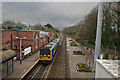 A train leaving Lytham Station