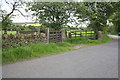 Gateways at Heslaker Lane / track junction SE of Funkirk