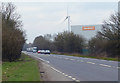 Looking south along the A5