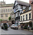 Christmas trees delivery to a Castle Gates shop, Shrewsbury