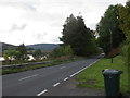 Road (A68) and Reservoir at Catcleugh