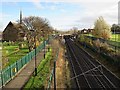 Metro line west of Simonside Station