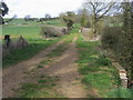 Path up beside Fir Tree Farm caravan site