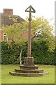 SU5574 : Cross in the Churchyard by Bill Nicholls