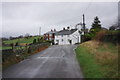 Cottages on Hague Street on a wet day