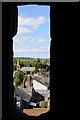 Warkworth viewed from the castle