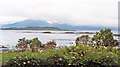 NM9045 : NW from Port Appin across Loch Linnhe to mountains of Morven by Ben Brooksbank