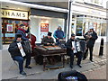 TR1457 : Buskers in Canterbury by pam fray