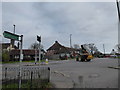 Tractor passing through Cowfold