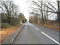 Effingham Common Road enters Effingham