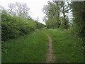 Bridleway heading to Bottle Dump Roundabout