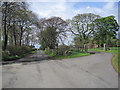 Driveways into Healey Hall and Healey Home Farm