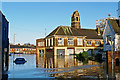 The Old Fire Station, flooded