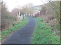 The Trans Pennine Trail crossing Shore Hall Lane