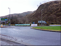 NS2173 : Bankfoot Roundabout by Thomas Nugent