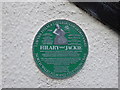 Plaque on the White Horse Inn, Cilcain