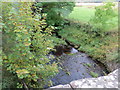 Spithope Burn from A68 road bridge at Byrness