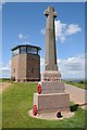 NU1241 : War memorial and former coastguard lookout by Philip Halling