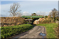 The railway bridge over Godscroft Lane