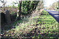 Milestone beside Faringdon Road by Oakley Park