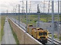 TQ5281 : Engineering plant on HS1 before opening by Stephen Craven