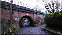 SE3693 : Railway Bridge over Springwell Lane by Matthew Hatton