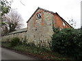 Dilapidated barn