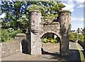 Rossend Castle archway