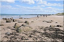 NU2033 : Beach to the north of Seahouses by Philip Halling