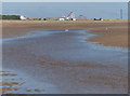 TF5767 : The beach at low tide near Butlins by Mat Fascione