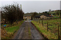 SK0493 : Approaching Whitfield Barn Farm by Chris Heaton